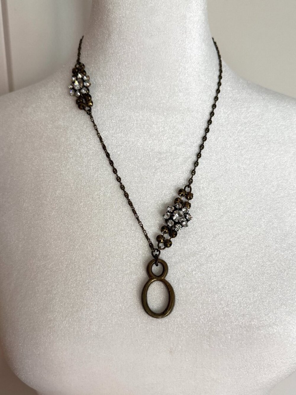 Lulu Frost Plaza Hotel #8 Rhinestone Necklace